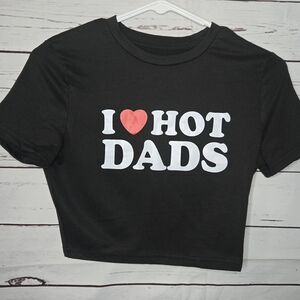 SHEIN Black Short Sleeve Tee with Bold Print